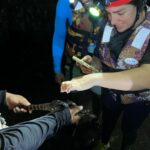 Fotografiando la fauna en cuevas de bayano Panamá