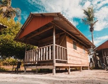 Cabaña en la playa