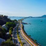 Vista aerea del causeway de amador