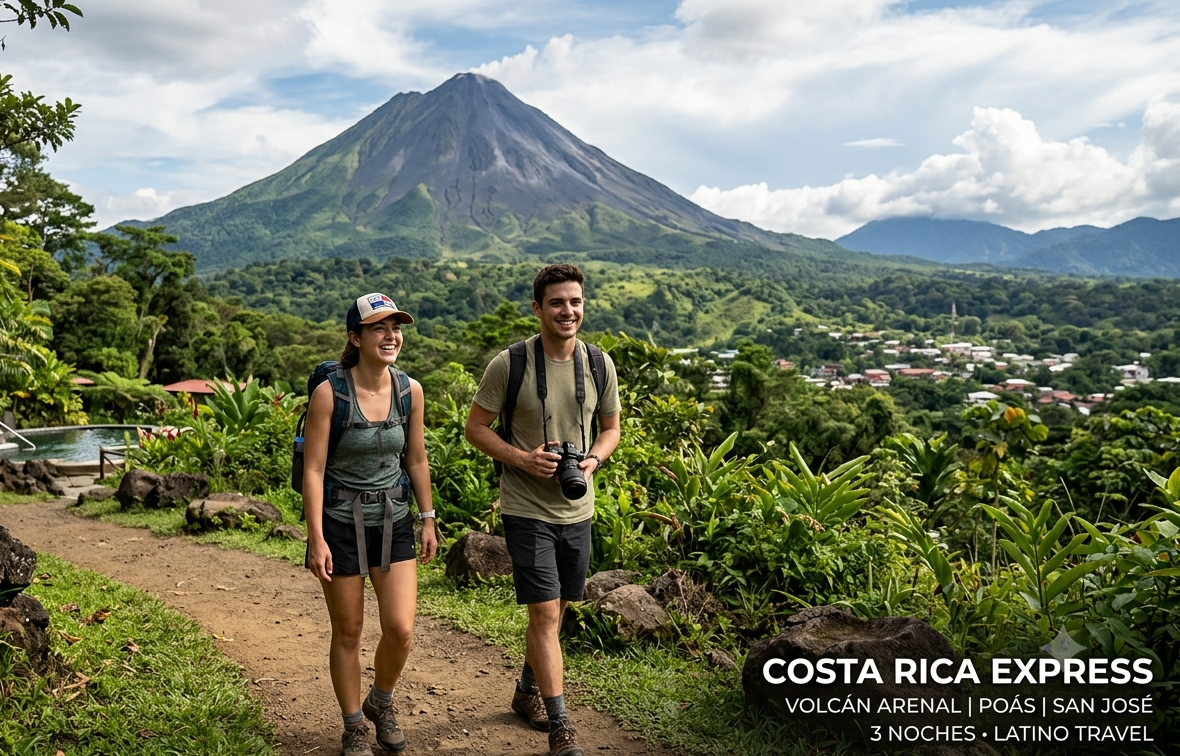 Costa Rica Express: Volcán Arenal y Poás (3 Noches)